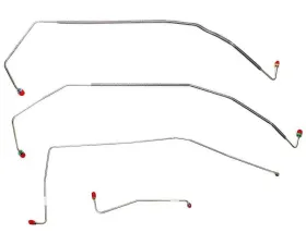 Fine Lines Front Brake Line Kit For 87-91 Chevrolet R3500 2WD Dually Stainless