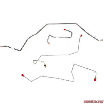 Fine Lines Front Brake Line Kit For 94-97 Ford Ranger 2WD RWABS Disc/Drum Steel - TKT9441OM