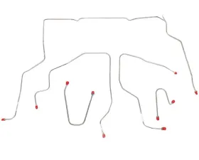 Fine Lines Front Brake Line Kit For 95-99 Tahoe/Yukon/Suburban 4WD Stainless
