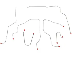 Fine Lines Front Brake Line Kit For 95-98 GM 1500 4WD Truck Steel