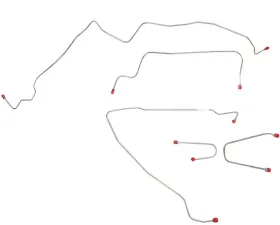 Fine Lines Front Brake Line Kit For 95-00 GM 2500/3500 2WD Steel