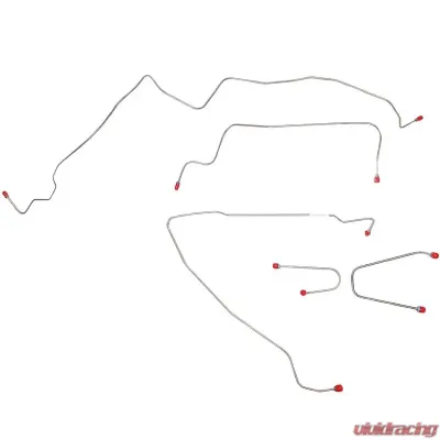 Fine Lines Front Brake Line Kit For 95-00 GM 2500/3500 2WD Steel - TKT9532OM