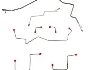 Fine Lines Front Brake Line Kit For 00-05 GM S-Series 2WD Stainless
