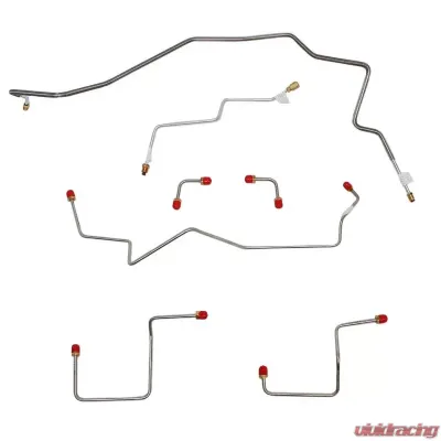 Fine Lines Front Brake Line Kit For 00-05 GM S-Series 2WD Stainless - TKT9711SS