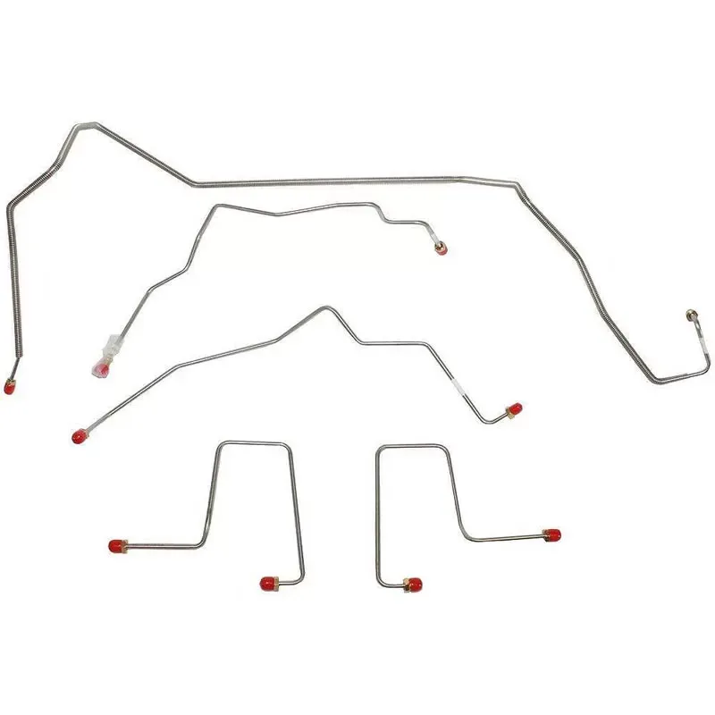 Fine Lines Front Brake Line Kit For 98-99 Blazer Jimmy Bravada 4WD Set Steel - TKT9802OM