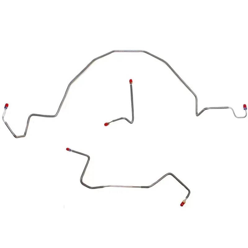 Fine Lines Front Brake Line Kit For 98-00 Ranger 4WD and AWABS Stainless - TKT9842SS