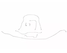 Fine Lines Brake Line Kit For 56-62 Corvette Complete Stainless