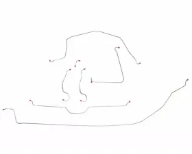 Fine Lines Brake Line Kit For 65 Corvette Standard All Brake Lines Stainless