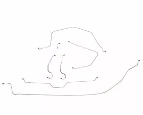 Fine Lines Brake Line Kit For 65 Corvette with Power Brakes 3/16 Inch Intermediate Line Complete Steel