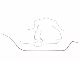 Fine Lines Brake Line Kit For 65-66 Corvette with Power Brakes 1/4 Inch Intermediate Line Complete Stainless