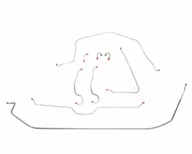 Fine Lines Brake Line Kit For 67 Corvette with Manual Brakes Complete Stainless