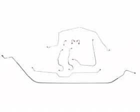 Fine Lines Brake Line Kit For 68 Corvette with Manual Brakes Complete Stainless