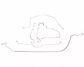 Fine Lines Brake Line Kit For 68 Corvette Power Brakes Complete Steel