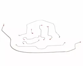 Fine Lines Brake Line Kit For 69 Corvette with Manual Brakes Complete Stainless