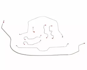 Fine Lines Brake Line Kit For 69 Corvette with Power Brakes Complete Steel