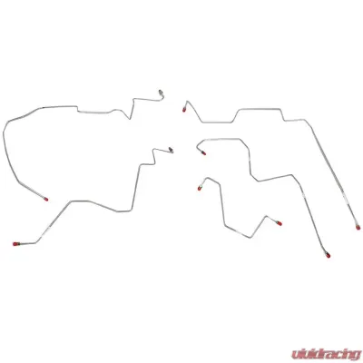 Fine Lines Front Brake Line Kit For 02-05 Dodge Ram 1500 4WD RWABS Front Brake Line Kit - WKT0203OM