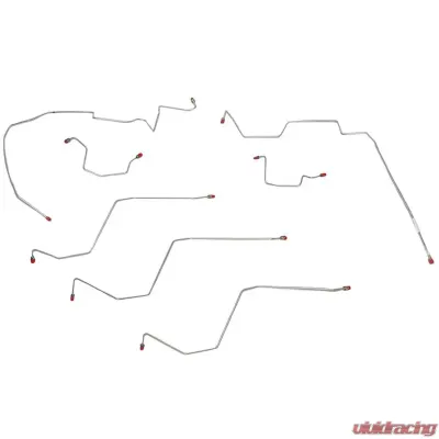 Fine Lines Front Brake Line Kit For 02-05 Dodge Ram 1500 4WD AWABS Front Brake Line Kit - WKT0204OM