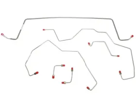 Fine Lines Front Brake Line Kit For 02-07 Liberty 3.7L V6 4WD Traction Control ABS Stainless