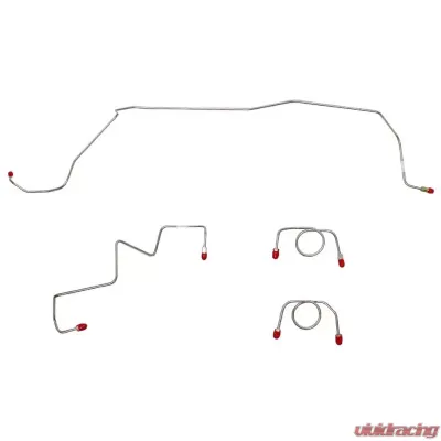Fine Lines Front Brake Line Kit For 03-05 Dodge Neon SRT-4 All Variants Steel - WKT0381OM