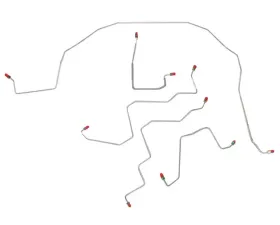 Fine Lines Front Brake Line Kit For 06-08 Dodge Ram 1500 4WD RWABS Stainless