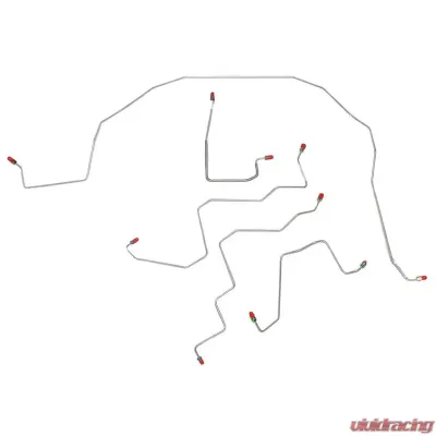 Fine Lines Front Brake Line Kit For 06-08 Dodge Ram 1500 4WD RWABS Stainless - WKT0601SS