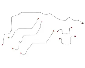 Fine Lines Front Brake Line Kit For 10-14 Ram 2500/3500 4WD No Traction Control Stainless