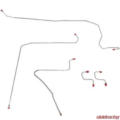 Fine Lines Front Brake Line Kit For 93-95 Jeep Wrangler No ABS Steel - WKT9351OM