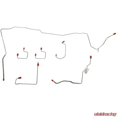 Fine Lines Front Brake Line Kit For 95-96 Jeep Grand Cherokee 4WD Disc Brakes Front Brake Set 6pcs Steel - WKT9551OM