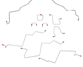 Fine Lines Front Brake Line Kit For 98-01 Ram 1500 2WD AWABS Stainless