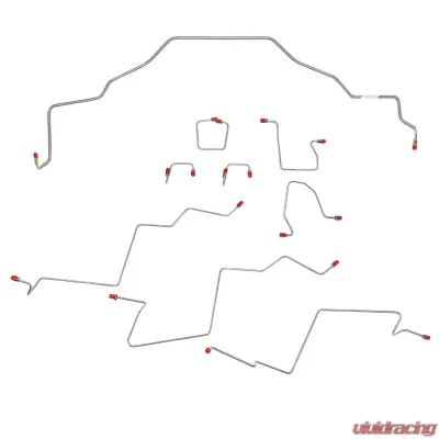 Fine Lines Front Brake Line Kit For 98-01 Ram 1500 2WD AWABS Stainless - WKT9802SS