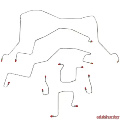 Fine Lines Front Brake Line Kit For 98-01 Ram 1500 4WD RWABS Stainless - WKT9803SS