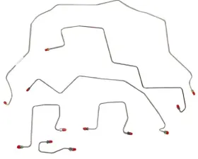 Fine Lines Front Brake Line Kit For 98-02 Ram 2500 3500 4WD RWABS Stainless