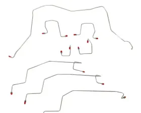 Fine Lines Front Brake Line Kit For 98-01 Ram 2500 3500 4WD AWABS Stainless