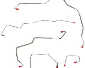 Fine Lines Front Brake Line Kit For 00-02 Cavalier/Sunfire w/ Traction Control Separate ABS Module Stainless