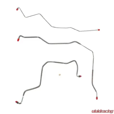 Fine Lines Front Brake Line Kit For 96-99 Chevrolet Cavalier w/o Traction Control 1 Piece ABS/M/C Stainless - XKT9601SS