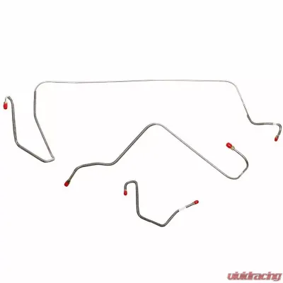 Fine Lines Front Brake Line Kit For 64-66 A-Body Standard Front Disc Brake Conversion Stainless - YKT6411SS