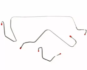 Fine Lines Front Brake Line Kit For 64-65 Mopar A-Body w/ Power Brakes Front Brake Lines Steel