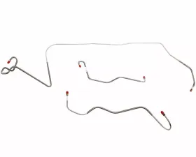 Fine Lines Front Brake Line Kit For 66 Mopar A-Body w/ Standard Brakes Front Brake Lines Steel