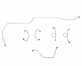 Fine Lines Front Brake Line Kit For 64-66 Ford Mustang Standard Disc Conversion Steel