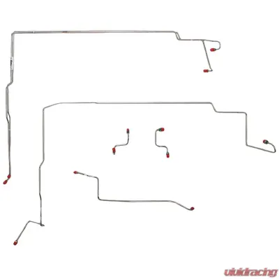 Fine Lines Front Brake Line Kit For 94-95 Ford Mustang GT ABS Steel - ZKT9401OM