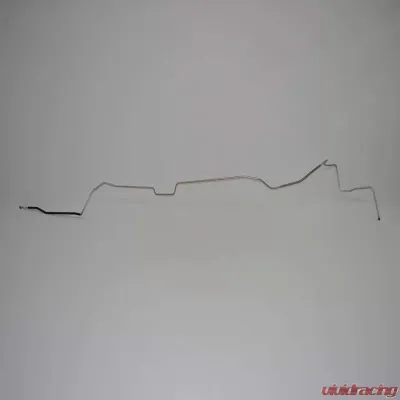 Fine Lines Fuel Line Kit For 70-72 Pontiac Lemans GTO Hardtop 3/8 Inch Tank to Pump Fuel Line w/ Emission Controls Stainless - AGL7015SS