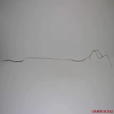 Fine Lines Fuel Line Kit For 70-72 Pontiac Lemans GTO Convertible 1/4 Inch Return Line w/ Emission Controls Stainless - AGL7018SS