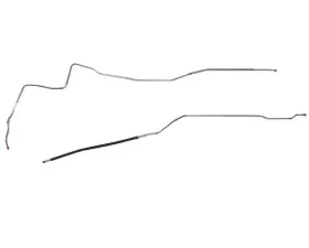 Fine Lines Fuel Line Kit For 70-72 Buick Skylark GS Hardtop 3/8 Inch Tank to Pump 2 Piece Fuel Line Steel