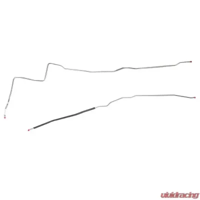 Fine Lines Fuel Line Kit For 70-72 Buick Skylark GS Convertible 2 Piece 3/8 Inch Tank to Pump Fuel Line Steel - AGL7024OM