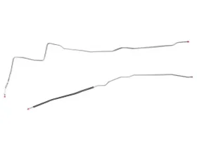 Fine Lines Fuel Line Kit For 70-72 Buick Skylark GS Convertible 2 Piece 3/8 Inch Tank to Pump Fuel Line Stainless