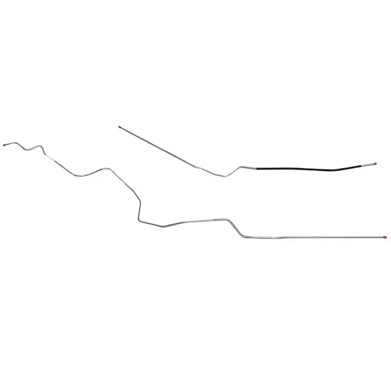 Fine Lines Fuel Line Kit For 70-72 Buick Skylark GS Convertible 2 Piece 1/4 Inch Fuel Return Line Stainless - AGL7025SS