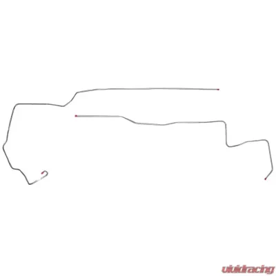 Fine Lines Fuel Line Kit For 71-72 Buick Skylark GS Convertible 2 Piece 5/16 Inch Fuel Vapor Lines Stainless - AGL7126SS