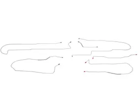 Fine Lines Intermediate Brake Line For 00-05 Chevrolet Monte Carlo Impala w/o ABS Stainless