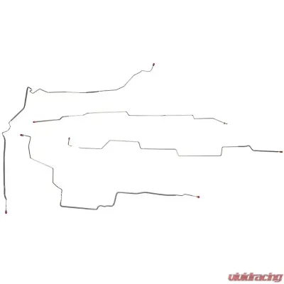 Fine Lines Intermediate Brake Line For 02-07 Rendezvous w/ 3.4L V6 4WD Disc AWABS 4WD Steel - AIN0203OM