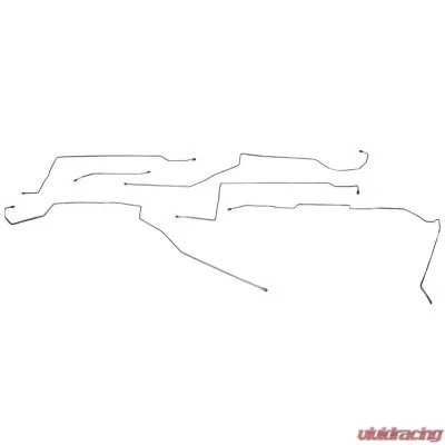 Fine Lines Intermediate Brake Line For 96-99 LeSabre Bonneville Oldsmobile 88 Regency LSS Stainless - AIN9303SS